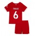 Liverpool Thiago Alcantara #6 Kopio Lastenvaatteet Koti Pelipaita Lasten 2023-24 Lyhyet Hihat (+ shortsit)